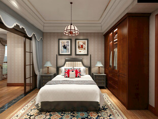 中式典雅卧室室内设计