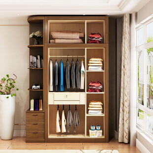 简约现代风格木质衣柜展示