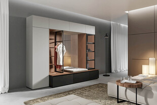 现代简约风格卧室衣柜展示