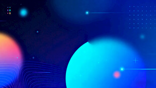 梦幻渐变星球背景图