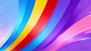 多彩渐变流体背景图案