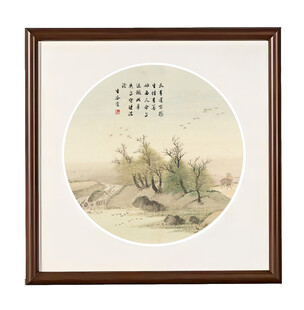 中式山水意境挂画