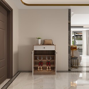 现代简约风入户鞋柜设计