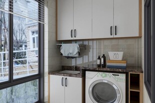 简约阳台洗衣房设计