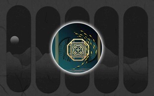 神秘圆形图案与背景元素