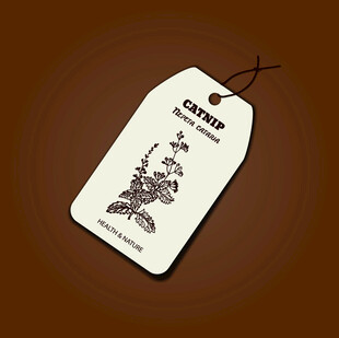 复古风茶叶标签设计图