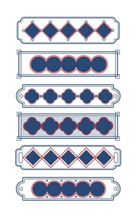 几何图案装饰边框设计