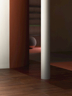 现代室内空间中的立柱与楼梯