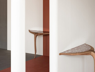 简约木质边桌设计展示