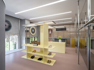 现代风格室内展示空间