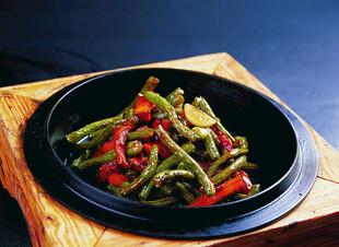 豆角烧茄段