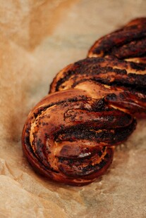 美味巧克力螺旋面包