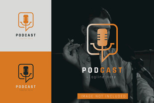 播客相关标志设计示例