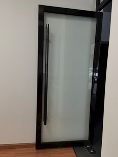 现代简约玻璃单开门