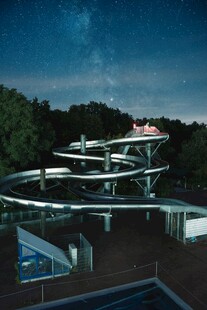 未来感空中悬浮建筑景观