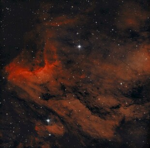 神秘绚丽的星云景观