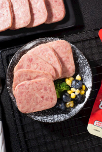 美味肉片摆盘展示