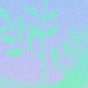 梦幻渐变植物背景图