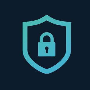 盾牌锁图标设计元素