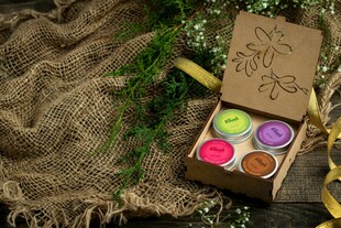 手工香薰蜡烛礼盒展示