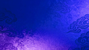 梦幻紫蓝渐变花纹背景图