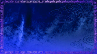 梦幻蓝调神秘背景图案