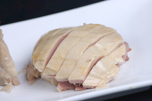 切好的美味盐水鸭