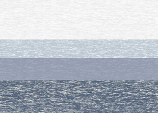 平静海面的层次色彩