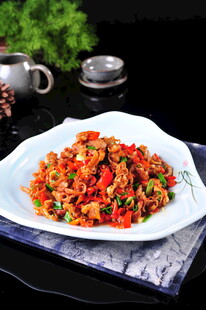 美味彩椒炒肉丝