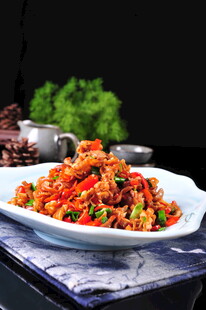 香辣美味炒鱿鱼