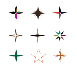 星形图案