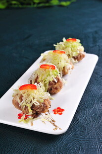 精致创意美味蔬菜夹心面包