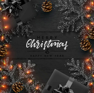 圣诞装饰背景图