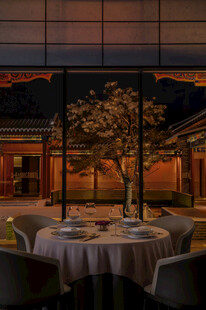 中式雅致餐厅室内场景