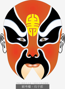京剧戏曲人物脸谱