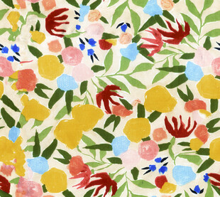 多彩花卉图案背景