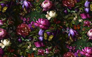 繁花似锦的梦幻花卉图景