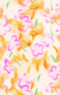 多彩花卉图案背景纹理
