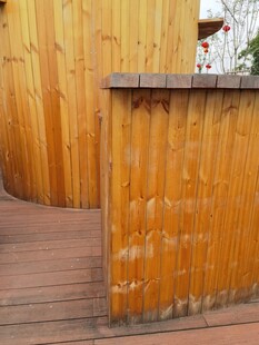 木质围栏与户外木质平台