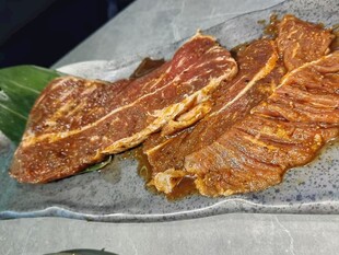 美味香煎培根肉片