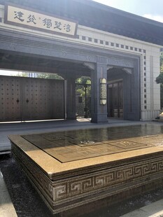 中式庭院景观水池