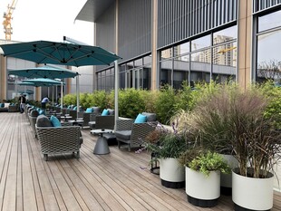 户外休闲露台景观