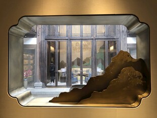 室内山石景观展示