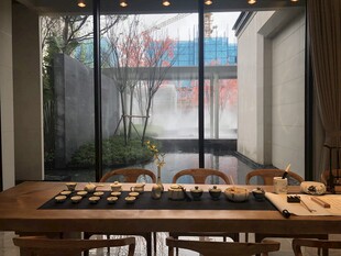 中式茶室静谧雅致空间