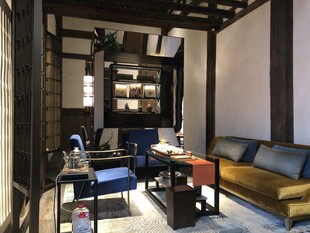 中式风格客厅室内场景