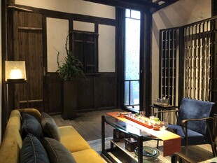 中式风格客厅室内场景