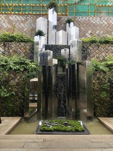 现代金属雕塑景观