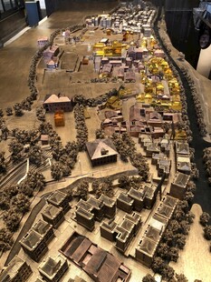 微型铁路模型景观展示