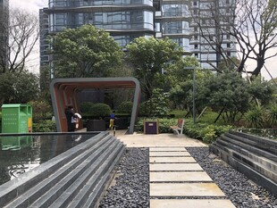 现代雅致户外休闲景观区