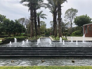 园林喷泉景观